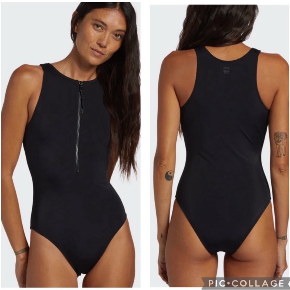 NEW Billabong A/Div High Neck One Piece Swimsuit - Size Medium